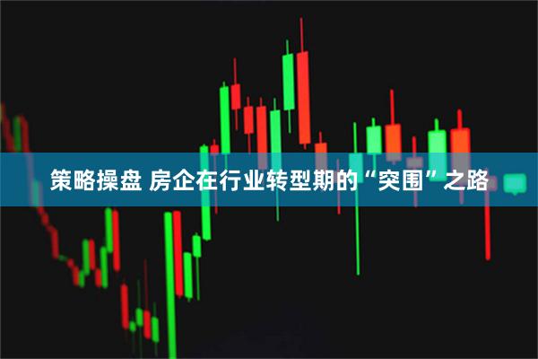 策略操盘 房企在行业转型期的“突围”之路