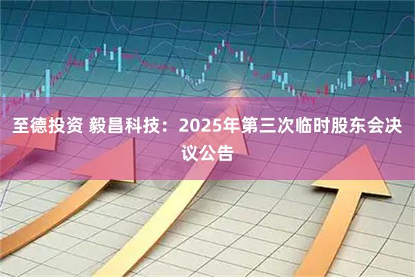 至德投资 毅昌科技：2025年第三次临时股东会决议公告