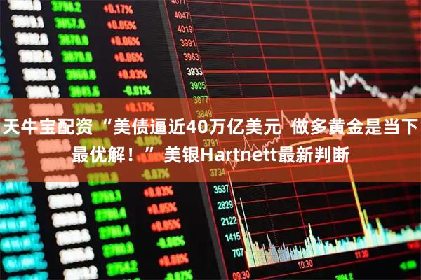 天牛宝配资 “美债逼近40万亿美元 做多黄金是当下最优解!” 美银Hartnett最新判断